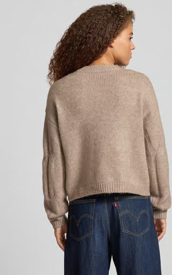 Pieces Relaxed fit gebreide pullover met wol model 'JENNA' - Foto 2