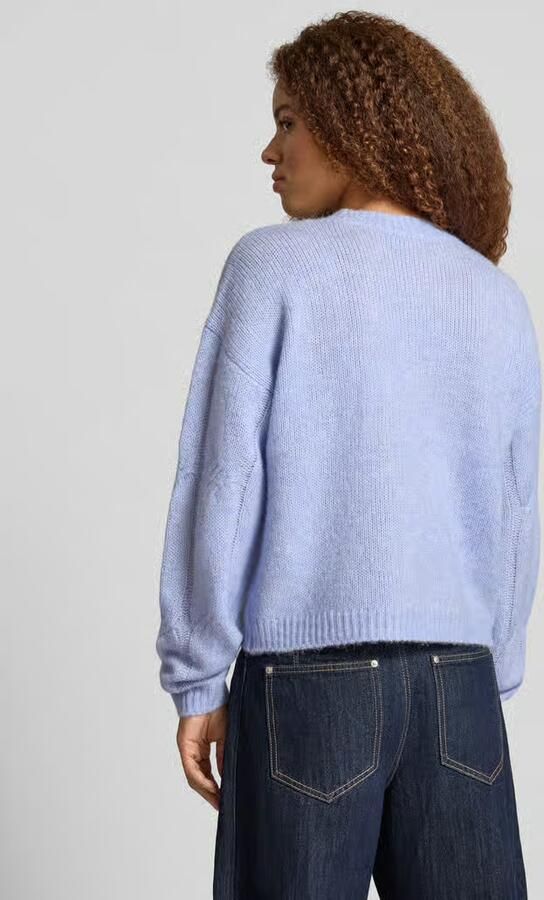 Pieces Relaxed fit gebreide pullover met wol model 'JENNA'