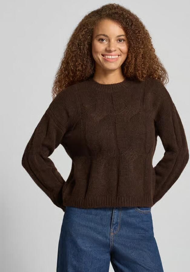 Pieces Relaxed fit gebreide pullover met wol model 'JENNA' - Foto 7