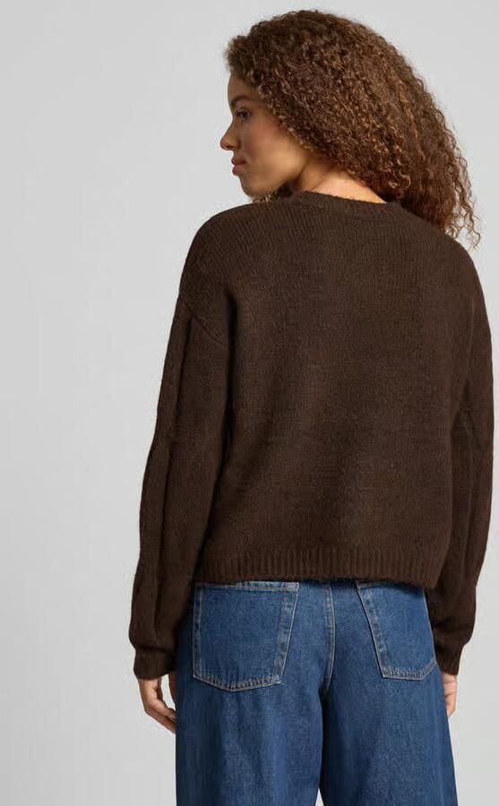 Pieces Relaxed fit gebreide pullover met wol model 'JENNA' - Foto 6