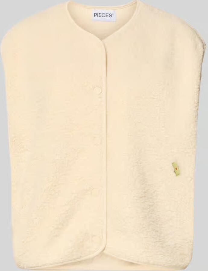 Pieces Relaxed fit gilet in luipaardlook model 'KATTY' - Foto 4