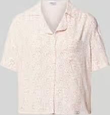 Pieces relaxed fit overhemdblouse van pure viscose model 'BARRI'