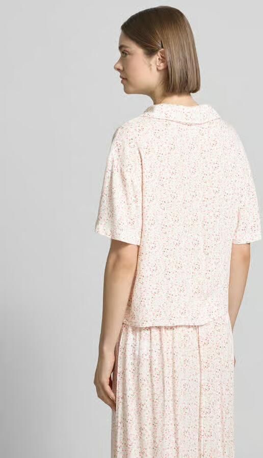 Pieces relaxed fit overhemdblouse van pure viscose model 'BARRI' - Foto 3