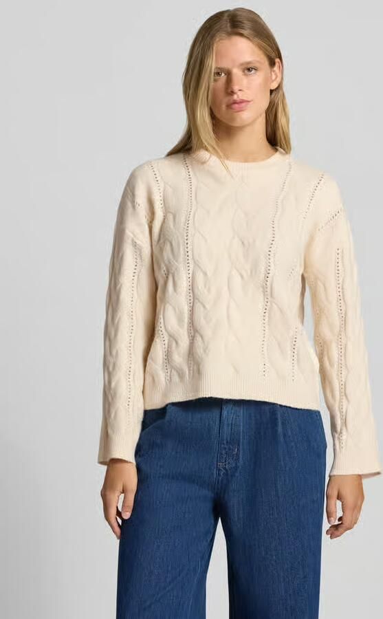 Pieces relaxed fit pullover met ronde hals model 'KATHY' - Foto 3