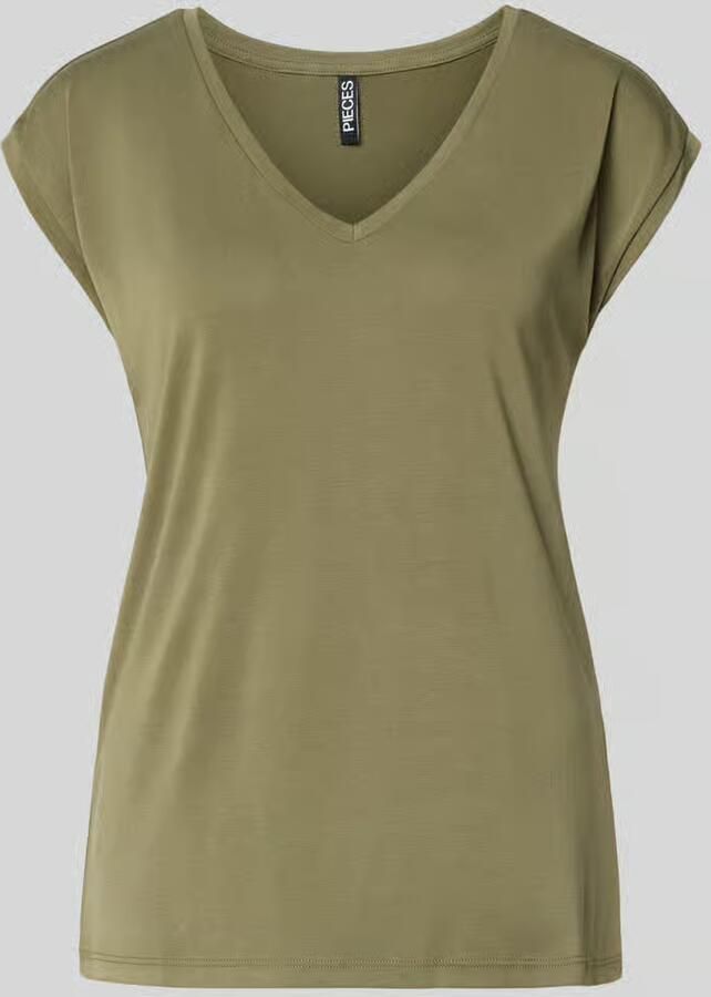 Pieces Relaxed fit T-shirt van modalmix Model 'KAMALA' - Foto 4