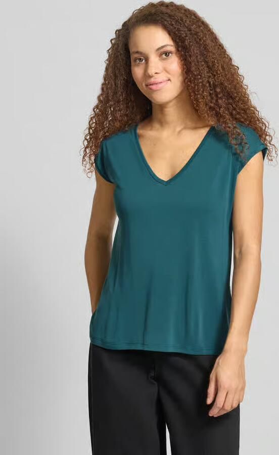 Pieces Relaxed fit T-shirt van modalmix Model 'KAMALA' - Foto 4