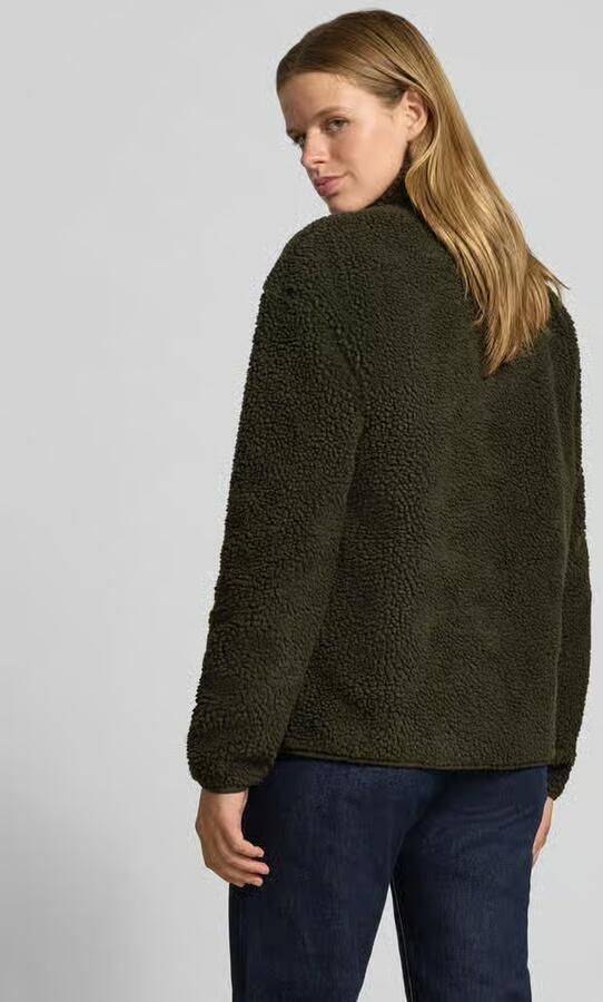 Pieces relaxed fit teddyjack met opstaande kraag model 'SAIDA' - Foto 4