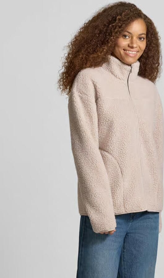 Pieces Regular fit teddyjack met opgestikte steekzakken opzij model 'SADIA' - Foto 8