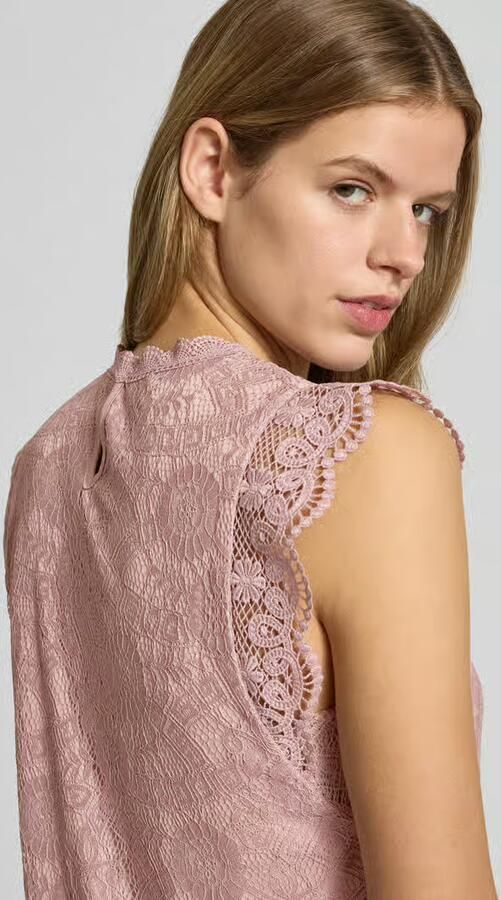 Pieces Shaped fit blousetop met kant model 'OLLINE' - Foto 14