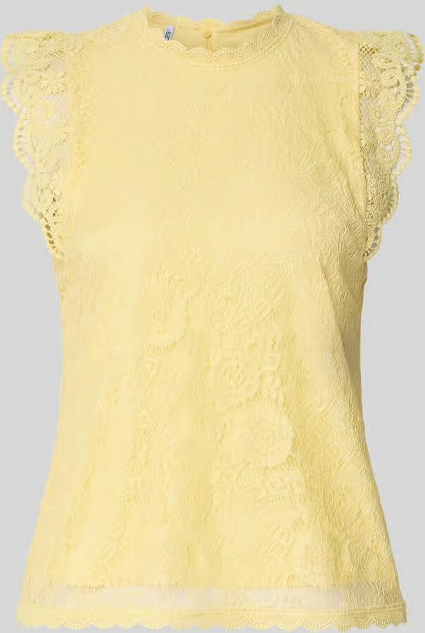Pieces Shaped fit blousetop met kant model 'OLLINE' - Foto 2