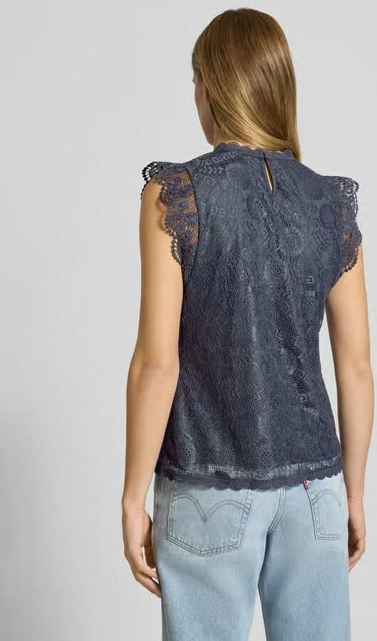Pieces Regular fit blousetop met all-over motief model 'OLLINE' - Foto 6