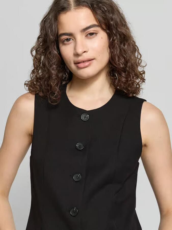 Pieces shaped fit bodywarmer met viscose model 'KAMIL' - Foto 2