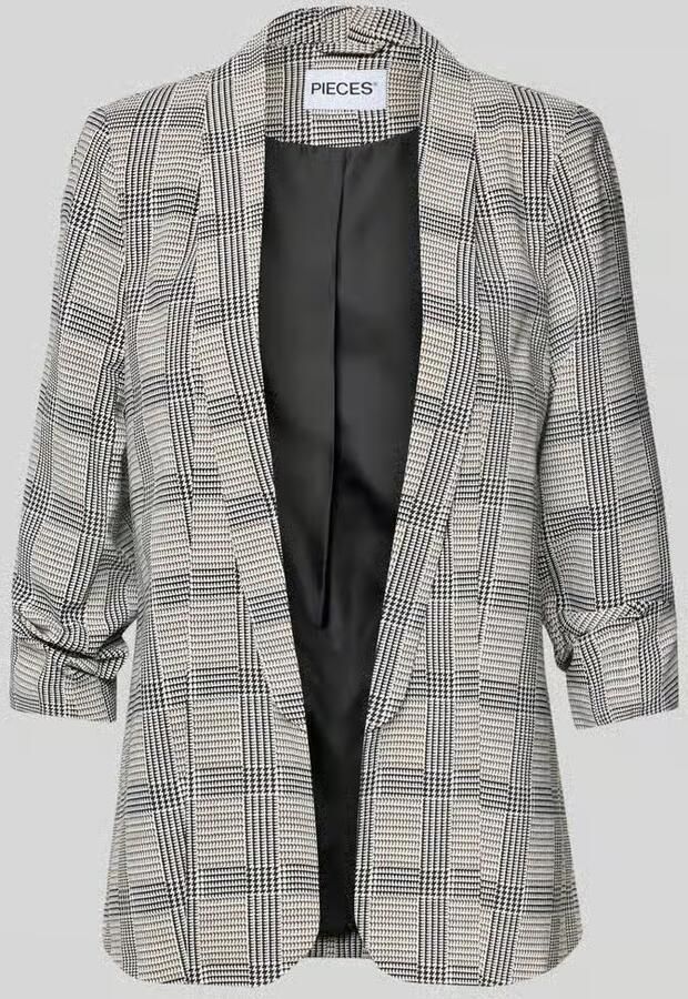 Pieces Shaped fit longblazer met sjaalkraag model 'BOSELLA' - Foto 8