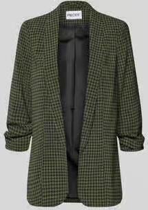 Pieces Shaped fit longblazer met sjaalkraag model 'BOSELLA'