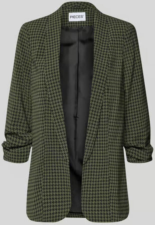 Pieces Shaped fit longblazer met sjaalkraag model 'BOSELLA'