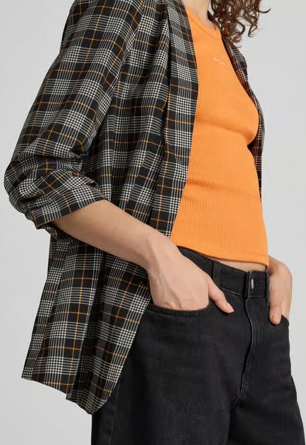 Pieces Shaped fit longblazer met sjaalkraag model 'BOSELLA' - Foto 2