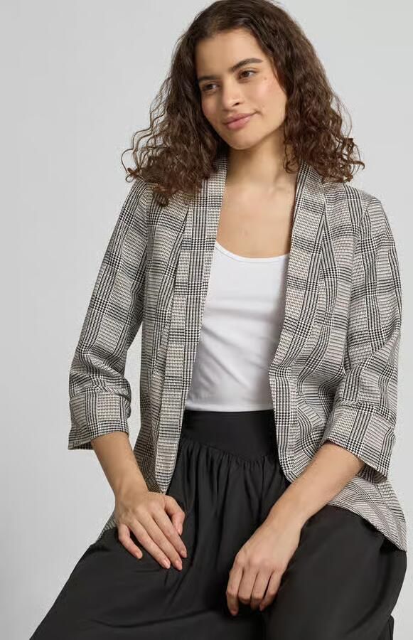 Pieces Shaped fit longblazer met sjaalkraag model 'BOSELLA' - Foto 9