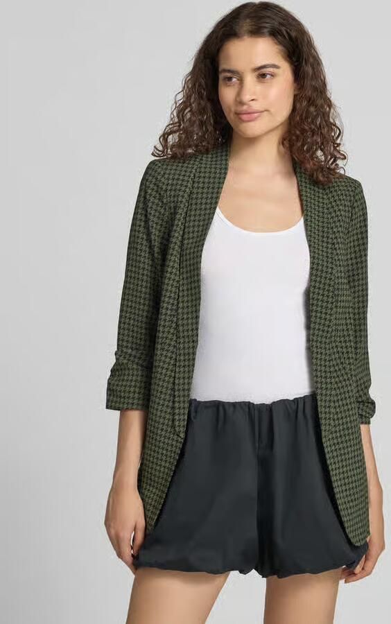 Pieces Shaped fit longblazer met sjaalkraag model 'BOSELLA' - Foto 3