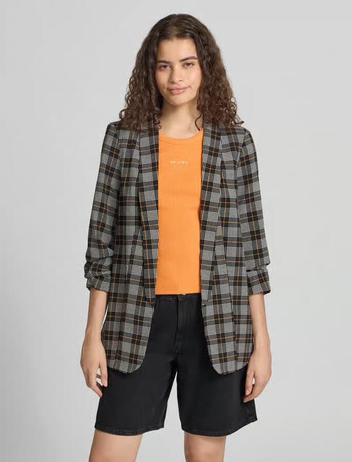 Pieces Shaped fit longblazer met sjaalkraag model 'BOSELLA' - Foto 2