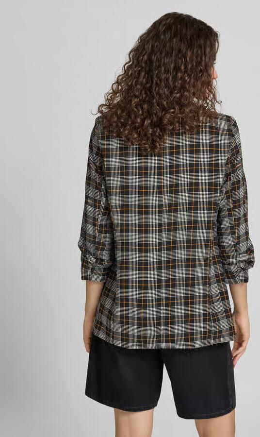 Pieces Shaped fit longblazer met sjaalkraag model 'BOSELLA' - Foto 3