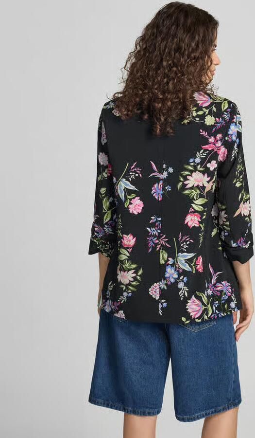 Pieces Regular fit lange blazer met all-over motief model 'BOSELLA' - Foto 12