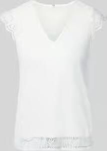 Pieces Kanten top PCOLLINE SL LACE V-NECK TOP WVN NOOS - Foto 4