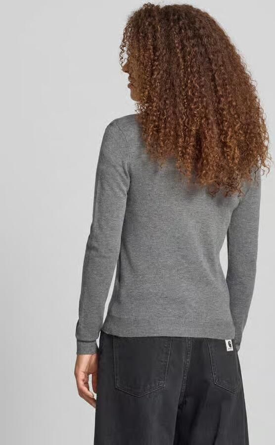 Pieces Slim fit gebreid jack van viscosemix model 'NORA'