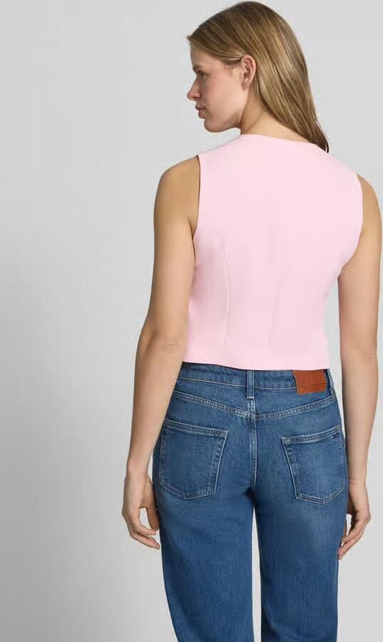 Pieces Slim fit kostuumvest met aangezette zakken model 'BOZZY VEST' - Foto 6