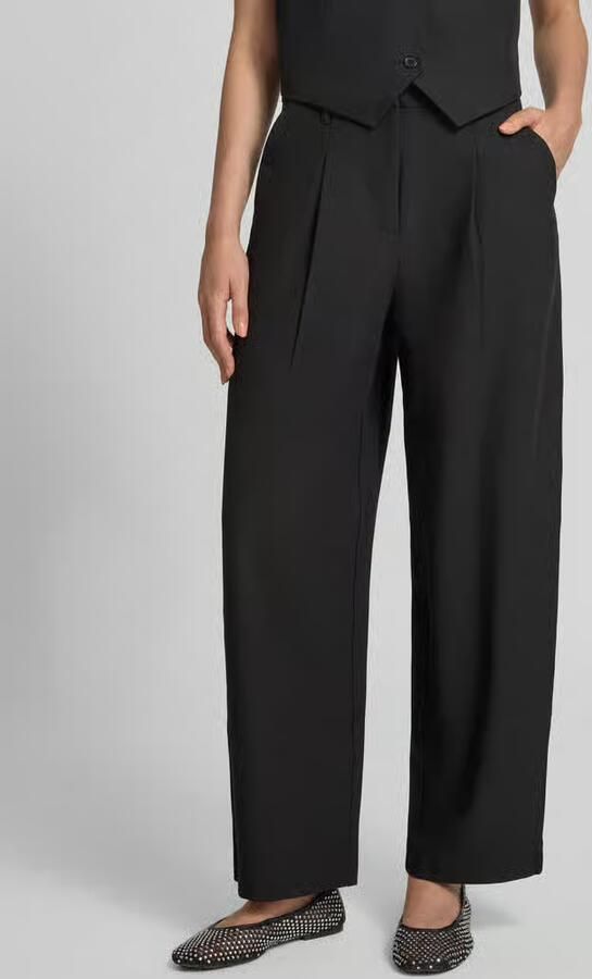 Pieces slim fit pantalon met viscose model 'BOSELLA' - Foto 3