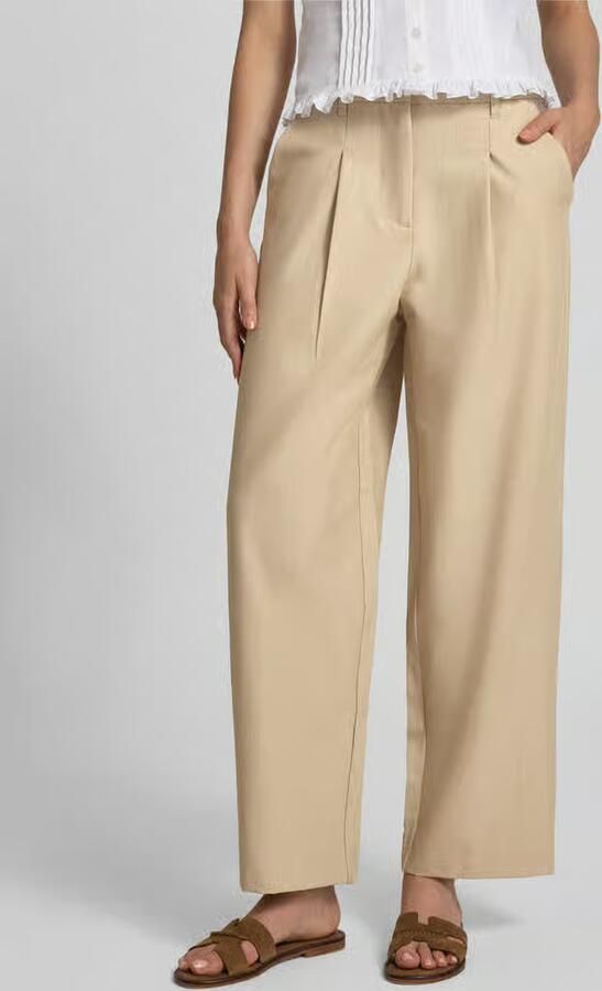 Pieces slim fit pantalon met viscose model 'BOSELLA' - Foto 3