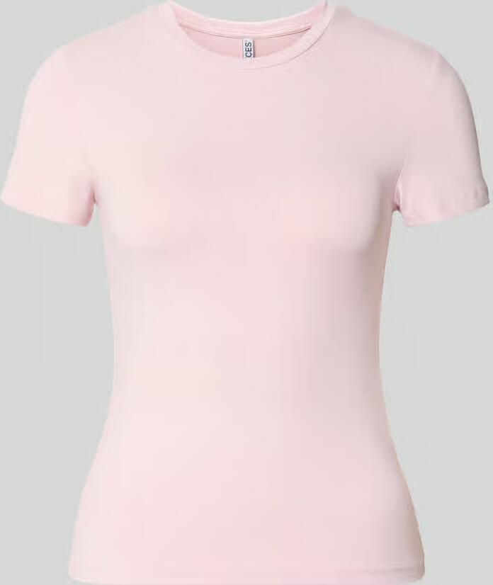 Pieces Slim Fit t-shirt met ronde hals model 'LULA'