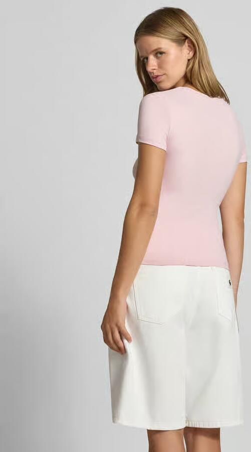 Pieces Slim Fit t-shirt met ronde hals model 'LULA' - Foto 3