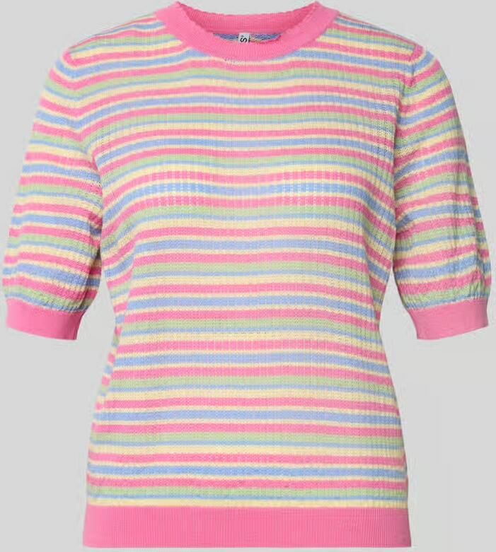 Pieces slim fit T-shirt van pure biologisch katoen model 'DIANA' - Foto 2