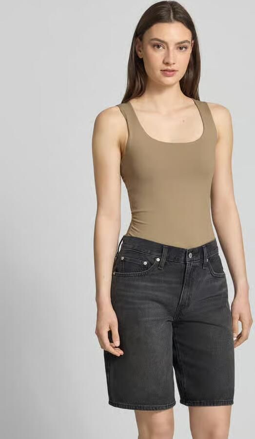 Pieces slim fit tank top met u-hals model 'LULA' - Foto 2