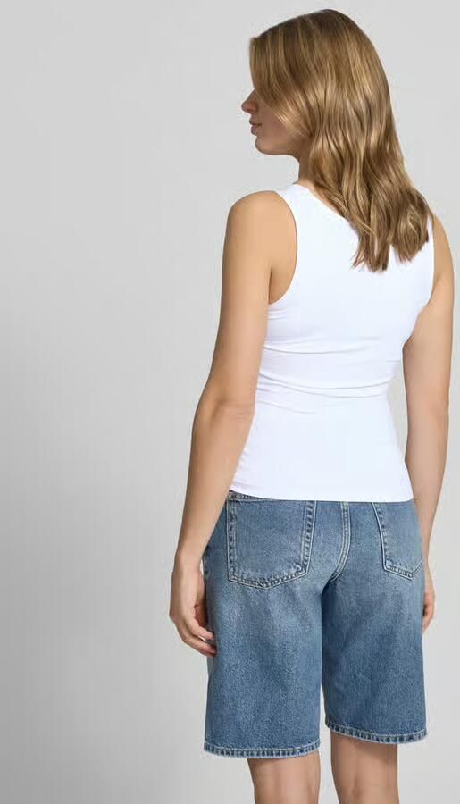 Pieces slim fit tank top met u-hals model 'LULA' - Foto 2