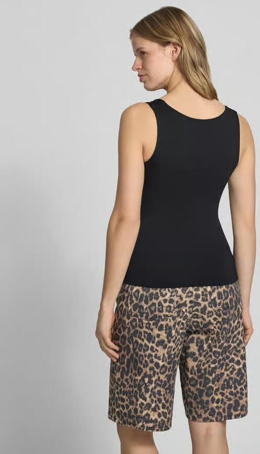 Pieces slim fit tank top met u-hals model 'LULA' - Foto 3