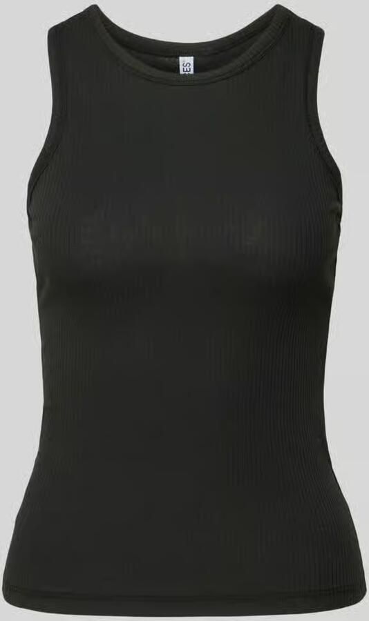 Pieces slim fit tank top van katoenmix model 'RUKA BOXER' - Foto 4