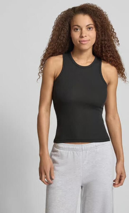Pieces slim fit tank top van katoenmix model 'RUKA BOXER' - Foto 5