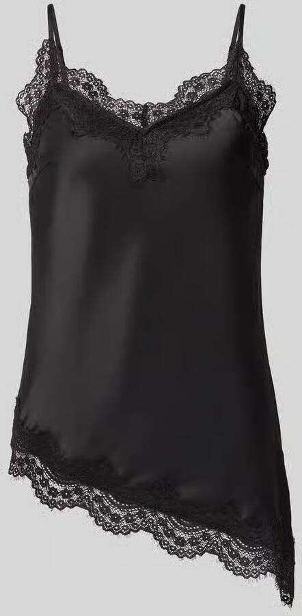 Pieces slim fit tanktop met kant model 'JESSA' - Foto 3