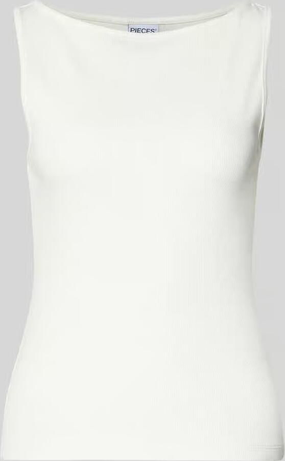 Pieces Slim Fit tanktop van katoenmix model 'MAY'
