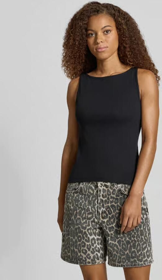 Pieces Slim Fit tanktop van katoenmix model 'MAY' - Foto 2