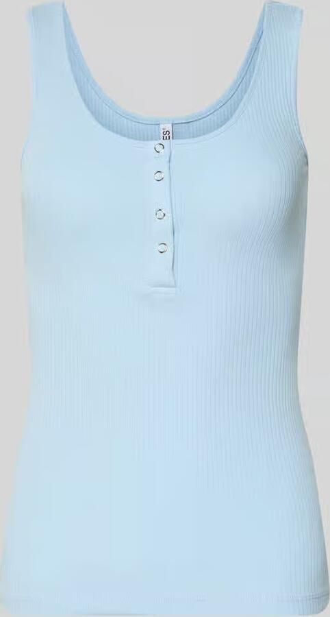 Pieces slim fit tanktop van mix van biologisch katoen model 'KITTE' - Foto 2