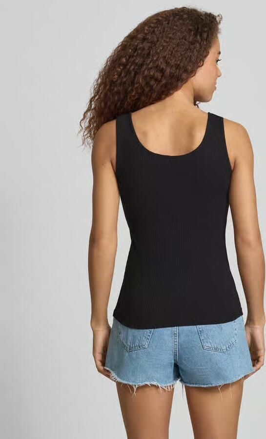 Pieces slim fit tanktop van mix van biologisch katoen model 'KITTE' - Foto 8