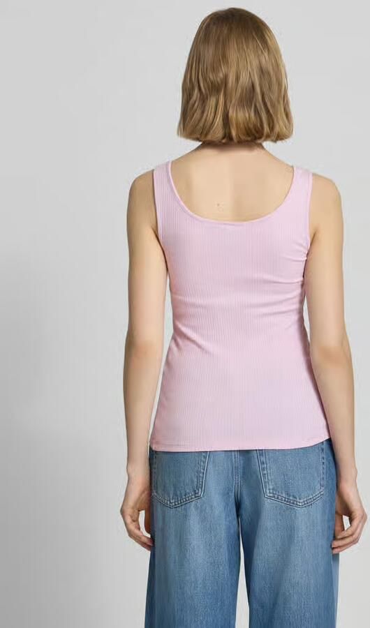 Pieces slim fit tanktop van mix van biologisch katoen model 'KITTE'