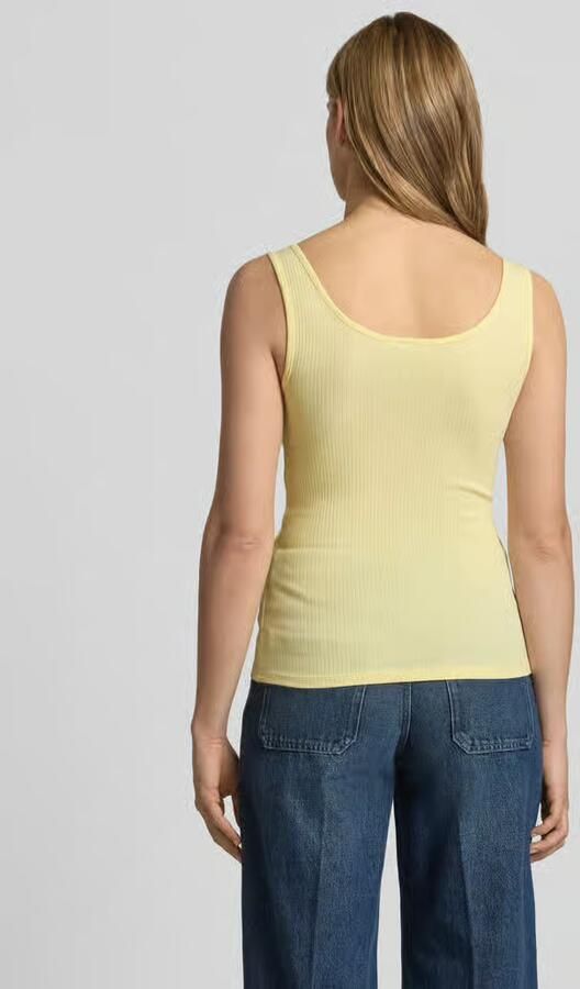 Pieces slim fit tanktop van mix van biologisch katoen model 'KITTE'