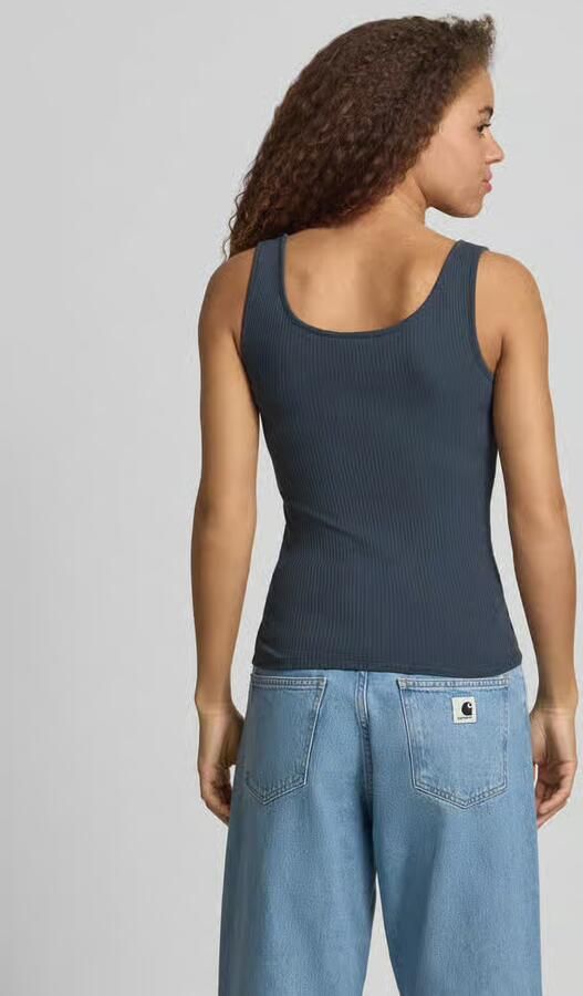 Pieces slim fit tanktop van mix van biologisch katoen model 'KITTE' - Foto 4