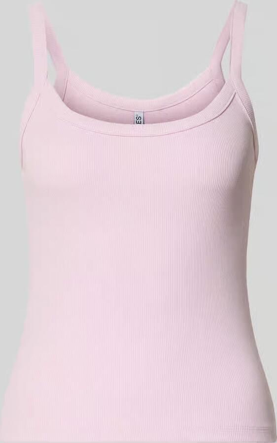 Pieces slim fit tanktop van mix van biologisch katoen model 'MAY' - Foto 2