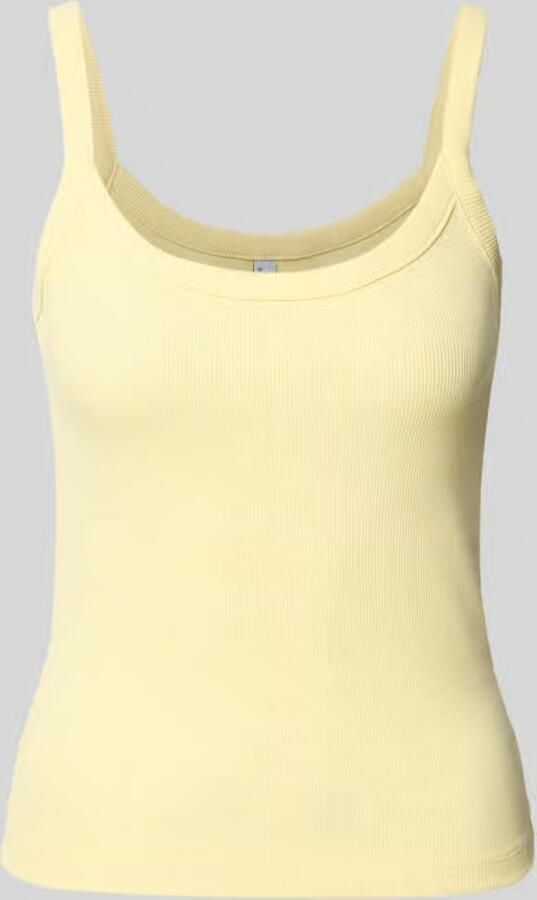 Pieces slim fit tanktop van mix van biologisch katoen model 'MAY' - Foto 2