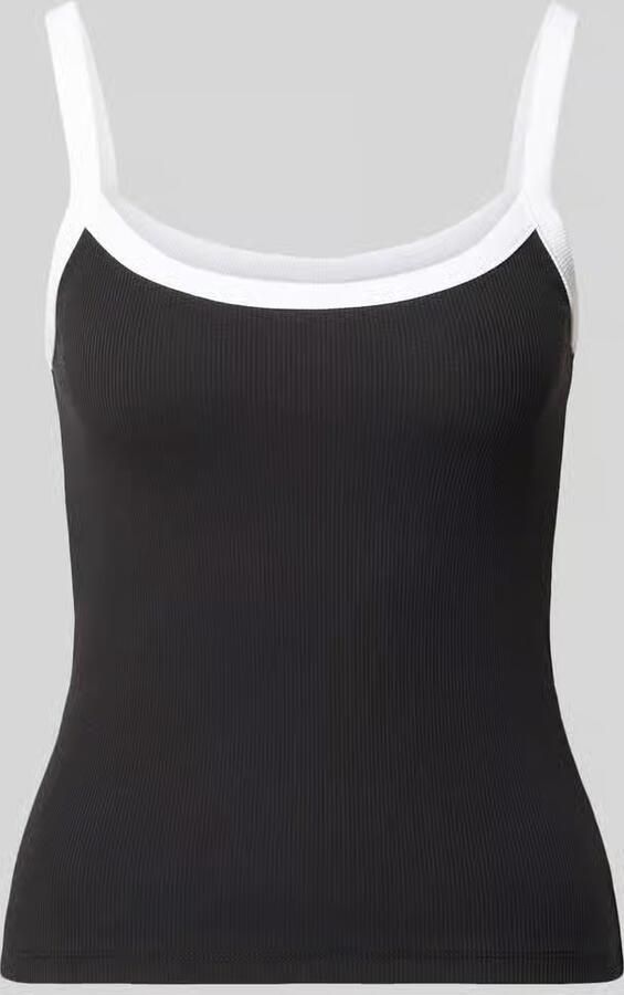 Pieces slim fit tanktop van mix van biologisch katoen model 'MAY' - Foto 5