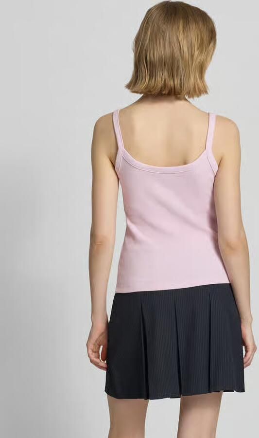 Pieces slim fit tanktop van mix van biologisch katoen model 'MAY' - Foto 3